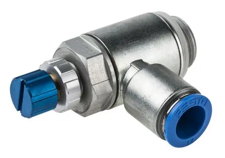 Produktfoto 1 von Festo GRLA 534344 Auslassventil ISO 1179-1 und ISO 228-1 Durchflussregler ISO 1179-1 und ISO 228-1
