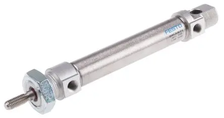Produktfoto 1 von Festo DSNU 19211, G 1/8 Pneumatikzylinder doppeltwirkend, Bohrung Ø 20mm / Hub 80mm, bis 10 bar