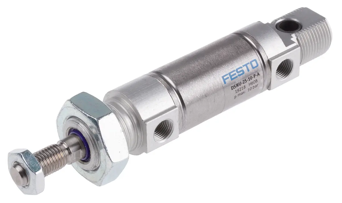 Produktfoto 1 von Festo 500 mm DSNU 19218 Pneumatikzylinder Doppeltwirkend