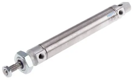 Produktfoto 1 von Festo DSNU 559287, G 1/8 Pneumatikzylinder doppeltwirkend, Bohrung Ø 25mm / Hub 125mm, bis 10 bar