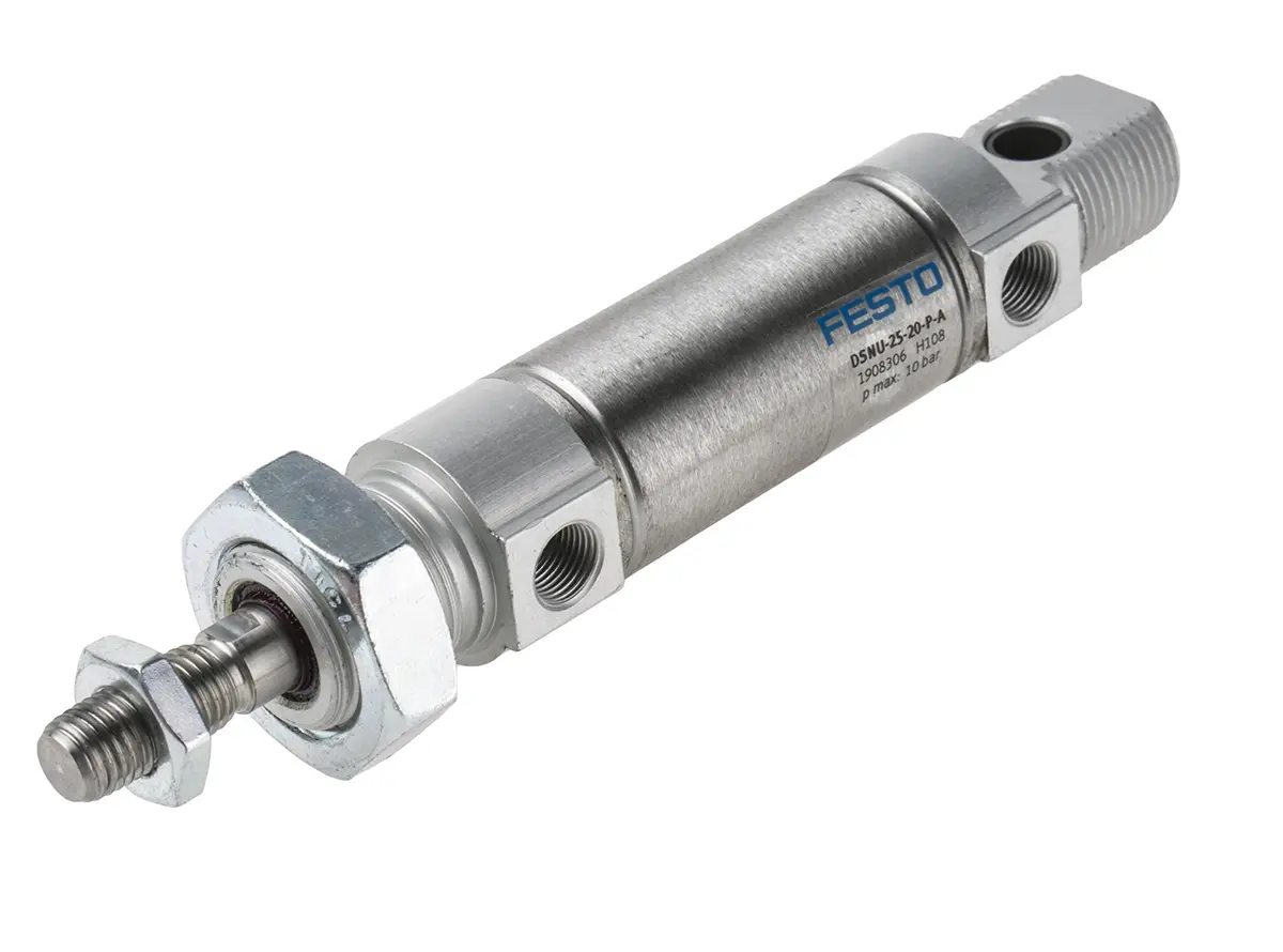 Produktfoto 1 von Festo 20 mm DSNU 1908306 Pneumatikzylinder Doppeltwirkend