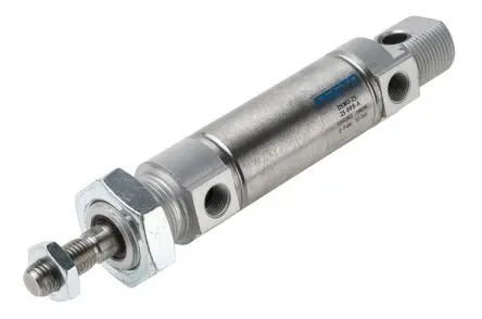 Produktfoto 1 von Festo DSNU 559282, G 1/8 Pneumatikzylinder doppeltwirkend, Bohrung Ø 25mm / Hub 25mm, bis 10 bar