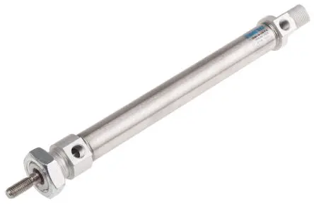Produktfoto 1 von Festo DSNU 1908288, G 1/8 Pneumatikzylinder doppeltwirkend, Bohrung Ø 20mm / Hub 150mm, bis 10 bar