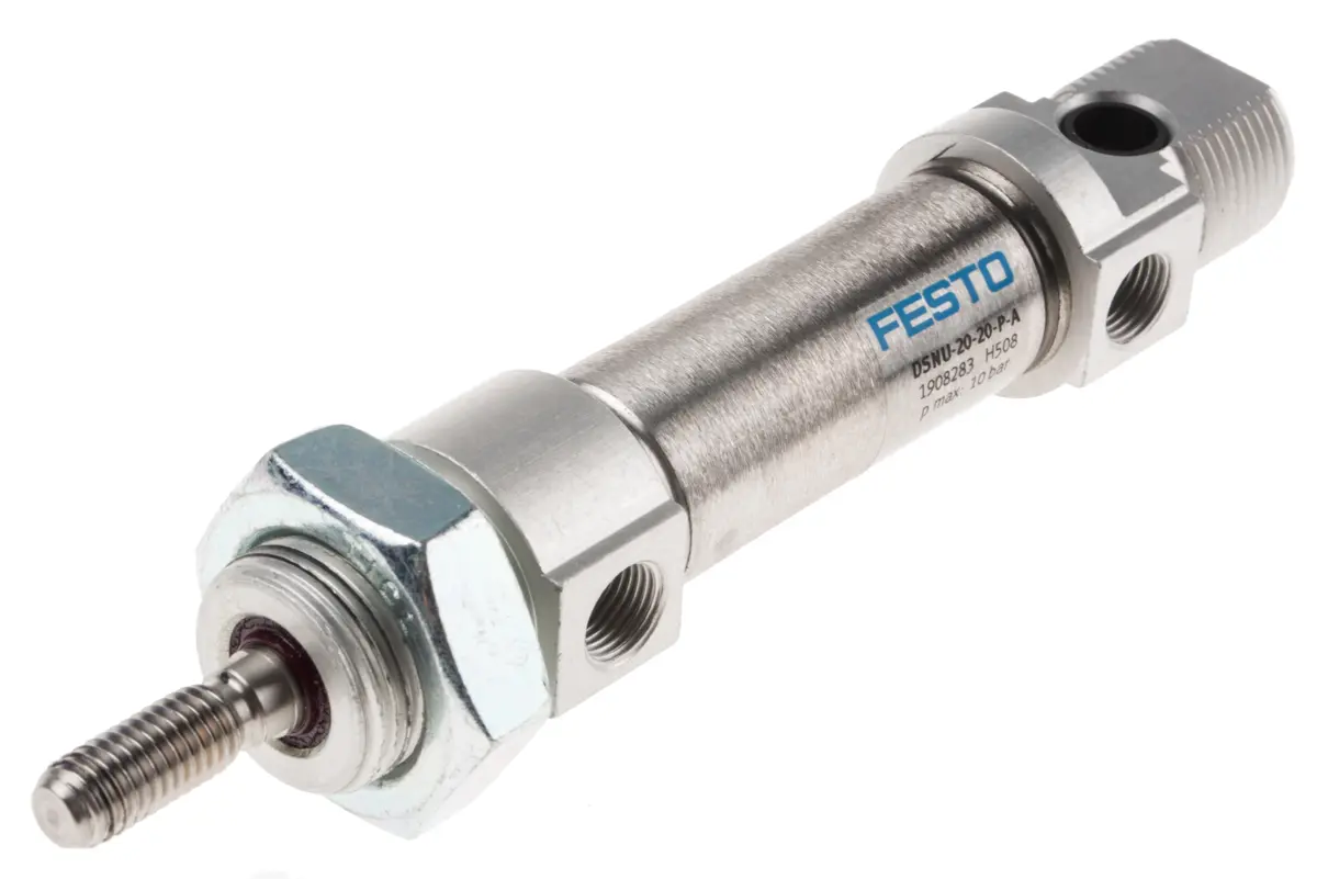 Produktfoto 1 von Festo 500 mm DSNU 1908283 Pneumatikzylinder Doppeltwirkend