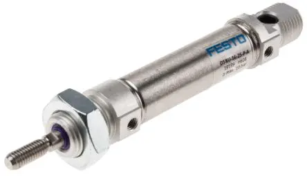 Produktfoto 1 von Festo 25 mm DSNU 19199 Pneumatikzylinder Doppeltwirkend
