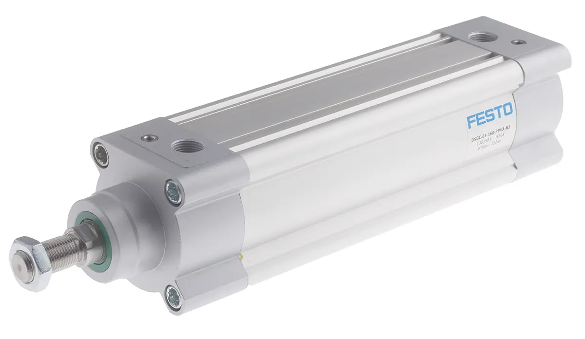 Festo DSBC 1383584 Pneumatikzylinder 160 mm Doppeltwirkend, Bohrung Ø 63 mm, bis 12 bar