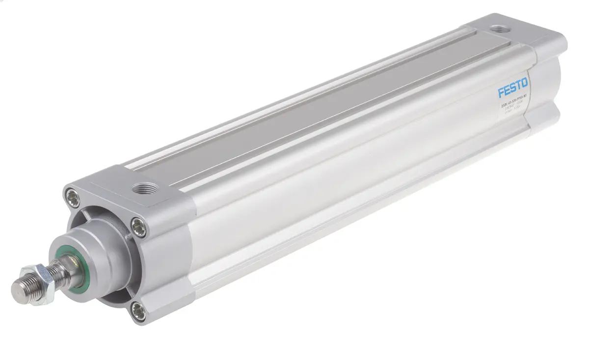 Produktfoto 1 von Festo DSBC 1383641 Pneumatikzylinder 320 mm Doppeltwirkend, Bohrung Ø 63 mm, bis 12 bar