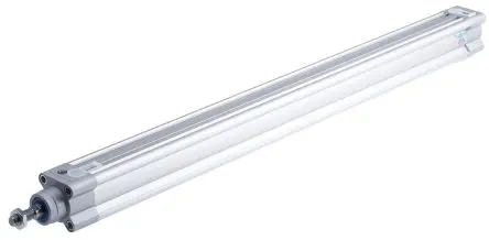 Produktfoto 1 von Festo DSBC 1376433, G 1/8 Pneumatikzylinder doppeltwirkend, Bohrung Ø 32mm / Hub 500mm, bis 12 bar