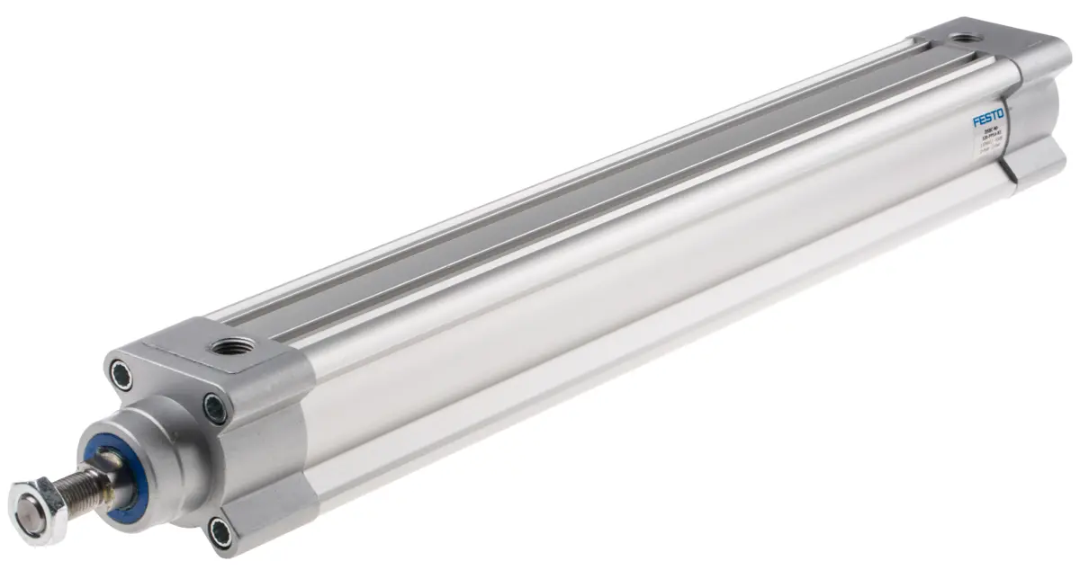 Produktfoto 1 von Festo DSBC 1376912, G 1/4 Pneumatikzylinder doppeltwirkend, Bohrung Ø 40mm / Hub 320mm, bis 12 bar