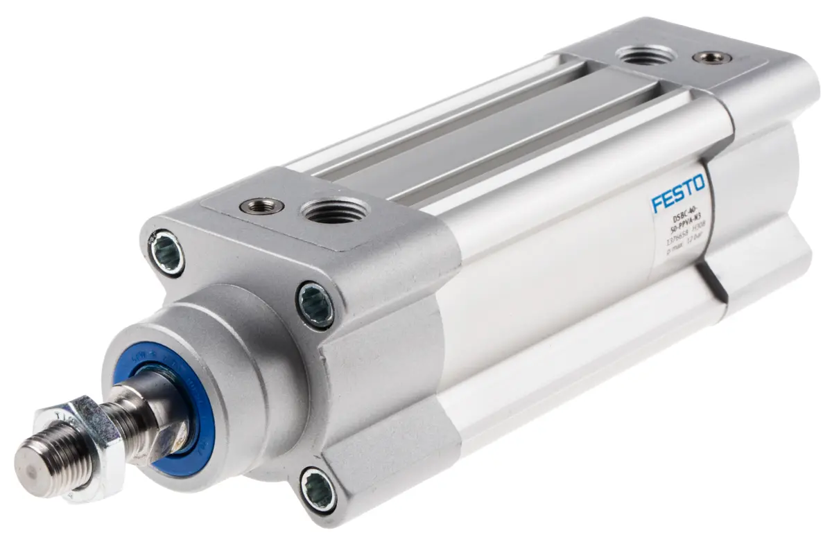 Produktfoto 1 von Festo DSBC 1376658 Pneumatikzylinder 50 mm Doppeltwirkend, Bohrung Ø 40 mm, bis 12 bar