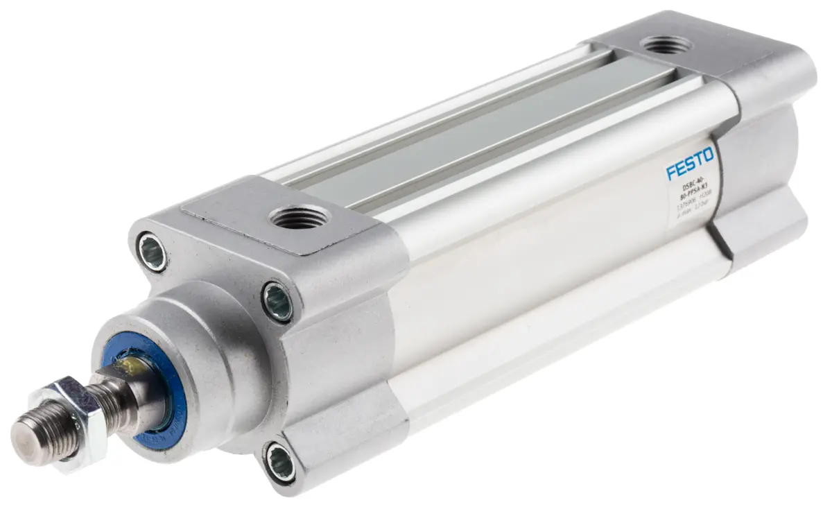 Produktfoto 1 von Festo DSBC 1376906 Pneumatikzylinder 80 mm Doppeltwirkend, Bohrung Ø 40 mm, bis 12 bar