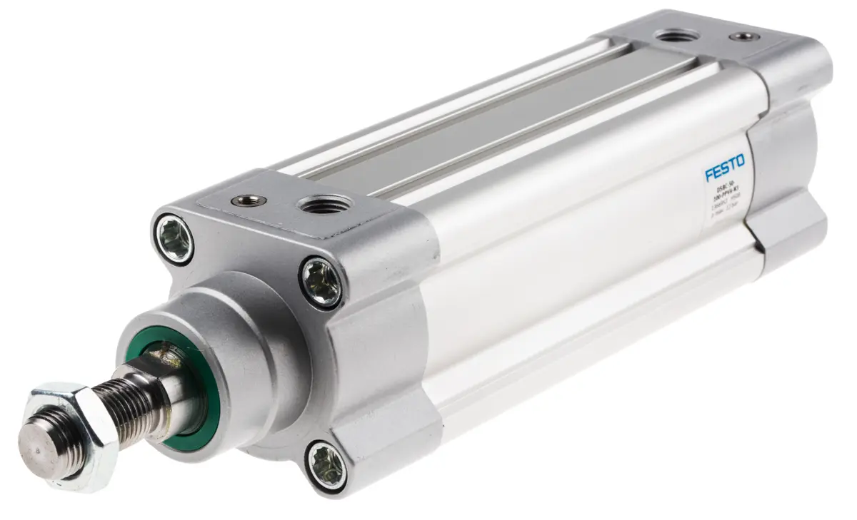 Produktfoto 1 von Festo DSBC 1366952 Pneumatikzylinder 100 mm Doppeltwirkend, Bohrung Ø 50 mm, bis 12 bar