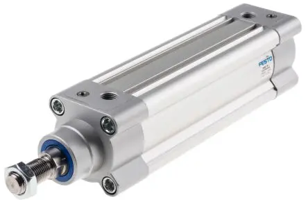 Produktfoto 1 von Festo DSBC 1366953, G 1/4 Pneumatikzylinder doppeltwirkend, Bohrung Ø 50mm / Hub 125mm, bis 12 bar