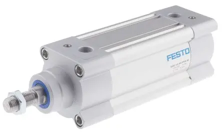 Produktfoto 1 von Festo DSBC 1383581, G 3/8 Pneumatikzylinder doppeltwirkend, Bohrung Ø 63mm / Hub 80mm, bis 12 bar