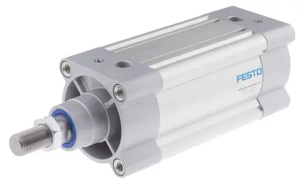 Produktfoto 1 von Festo DSBC 1383337 Pneumatikzylinder 100 mm Doppeltwirkend, Bohrung Ø 80 mm, bis 12 bar
