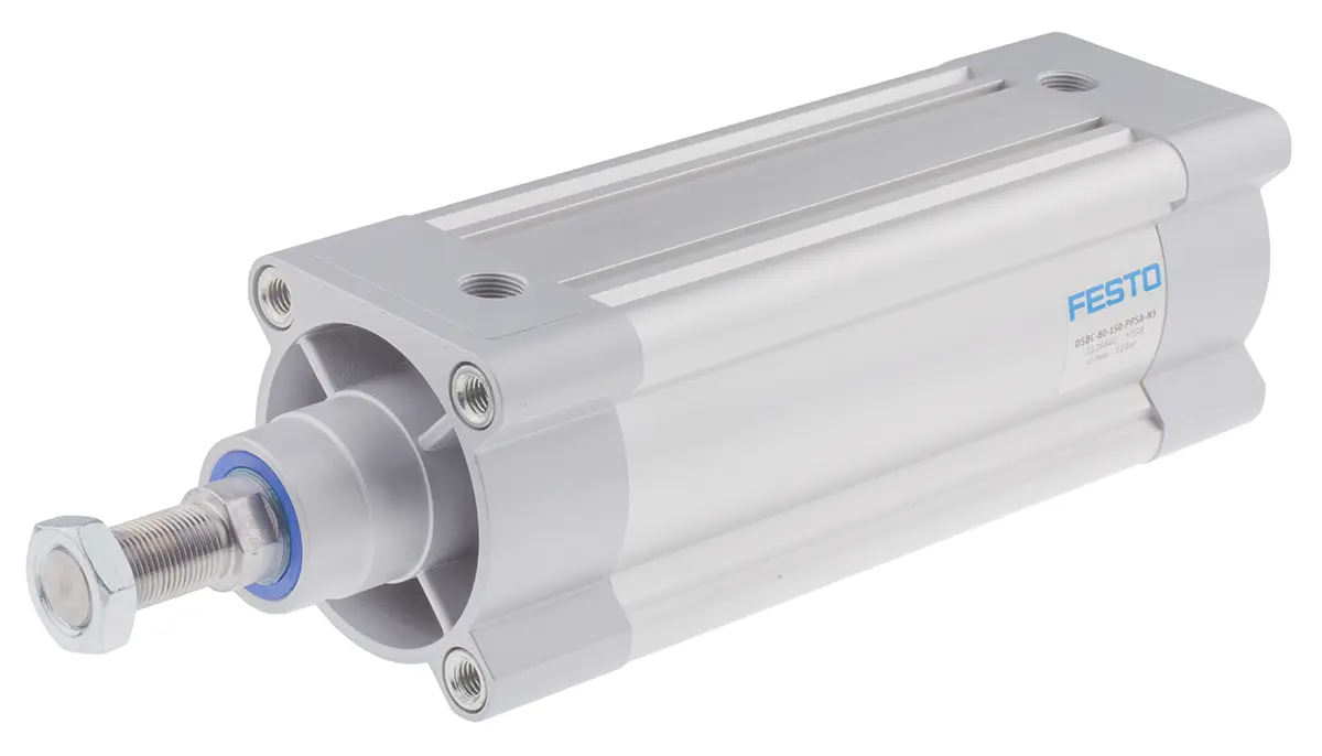 Produktfoto 1 von Festo DSBC 2126640 Pneumatikzylinder 150 mm Doppeltwirkend, Bohrung Ø 80 mm, bis 12 bar
