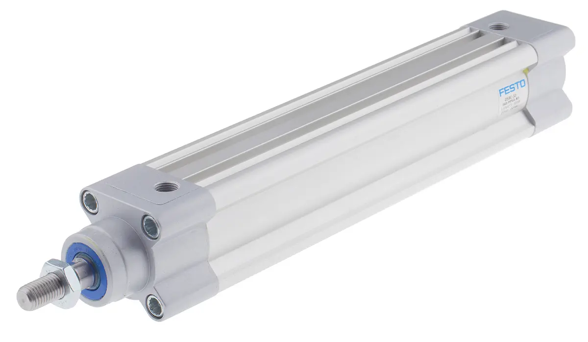 Produktfoto 1 von Festo DSBC 1376473, G 1/8 Pneumatikzylinder doppeltwirkend, Bohrung Ø 32mm / Hub 160mm, bis 12 bar