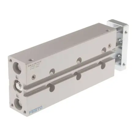 Produktfoto 1 von Festo DFM 170906 M5 Pneumatik-Führungszylinder doppeltwirkend, Bohrung Ø 12mm / Hub 100mm bis 10 bar