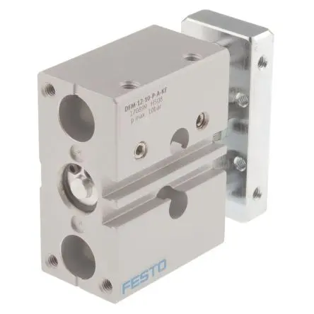 Produktfoto 1 von Festo DFM 170899 M5 Pneumatik-Führungszylinder doppeltwirkend, Bohrung Ø 12mm / Hub 10mm bis 10 bar
