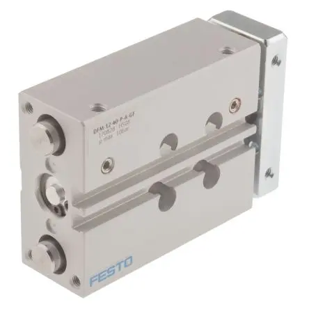 Produktfoto 1 von Festo DFM 170828 M5 M5 Pneumatik-Führungszylinder doppeltwirkend, Bohrung Ø 12mm / Hub 40mm bis 10 bar