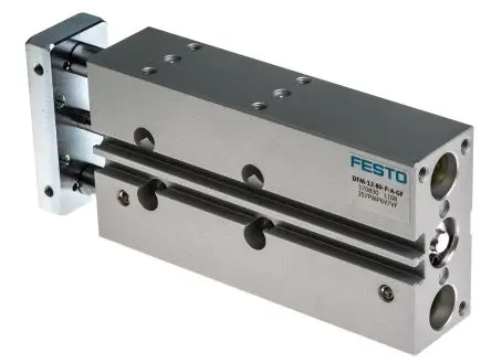Produktfoto 1 von Festo DFM 170830 M5 M5 Pneumatik-Führungszylinder doppeltwirkend, Bohrung Ø 12mm / Hub 80mm bis 10 bar