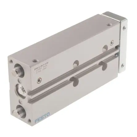 Produktfoto 1 von Festo DFM 170905 Pneumatik-Führungszylinder 80 mm Doppeltwirkend, Bohrung Ø 12 mm bis 10 bar