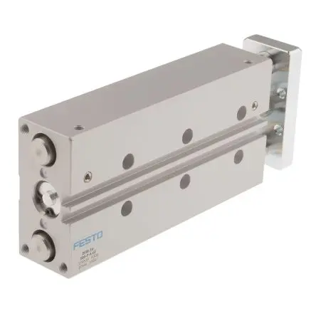 Produktfoto 1 von Festo DFM 170839 Pneumatik-Führungszylinder 100 mm Doppeltwirkend, Bohrung Ø 16 mm bis 10 bar