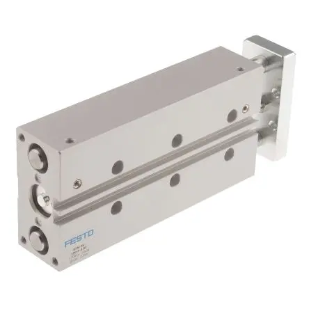 Produktfoto 1 von Festo DFM 170914 Pneumatik-Führungszylinder 100 mm Doppeltwirkend, Bohrung Ø 16 mm bis 10 bar