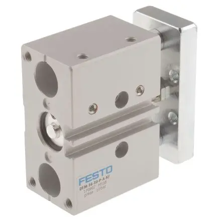 Produktfoto 1 von Festo DFM 170907 M5 Pneumatik-Führungszylinder doppeltwirkend, Bohrung Ø 16mm / Hub 10mm bis 10 bar