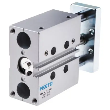 Produktfoto 1 von Festo DFM 170909 Pneumatik-Führungszylinder 25 mm Doppeltwirkend, Bohrung Ø 16 mm bis 10 bar