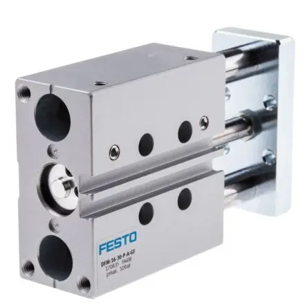 Produktfoto 1 von Festo DFM 170835 Pneumatik-Führungszylinder 30 mm Doppeltwirkend, Bohrung Ø 16 mm bis 10 bar