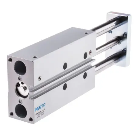 Produktfoto 1 von Festo DFM 170838 M5 Pneumatik-Führungszylinder doppeltwirkend, Bohrung Ø 16mm / Hub 80mm bis 10 bar