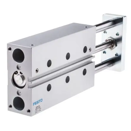 Produktfoto 1 von Festo DFM 170921 Pneumatik-Führungszylinder 100 mm Doppeltwirkend, Bohrung Ø 20 mm bis 10 bar