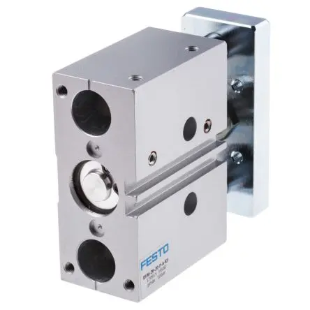 Produktfoto 1 von Festo DFM 170915 Pneumatik-Führungszylinder 20 mm Doppeltwirkend, Bohrung Ø 20 mm bis 10 bar