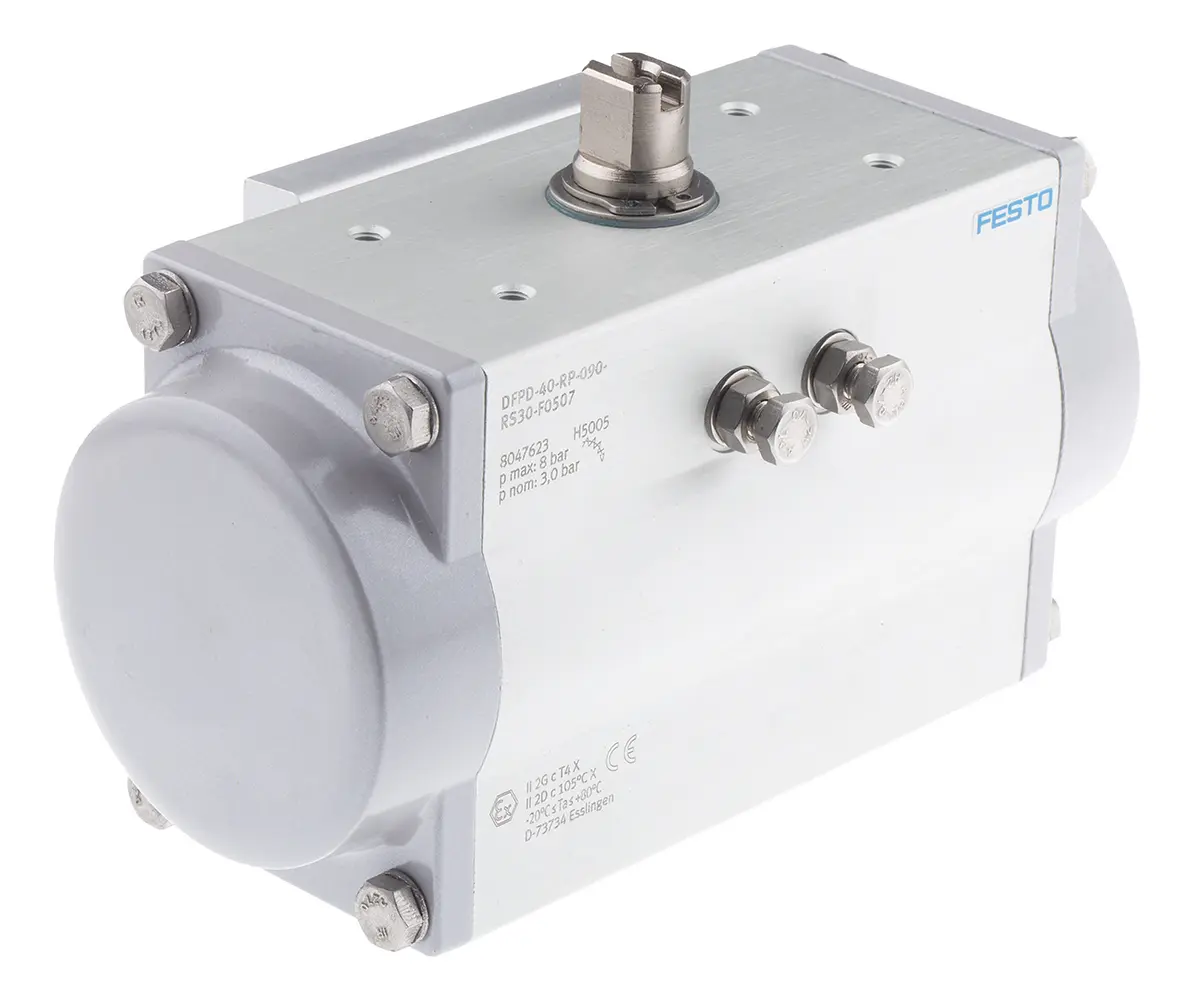 Produktfoto 1 von Festo DFPD Pneumatischer Drehantrieb Einfachwirkend, Bohrung Ø 20 mm, 8 bar