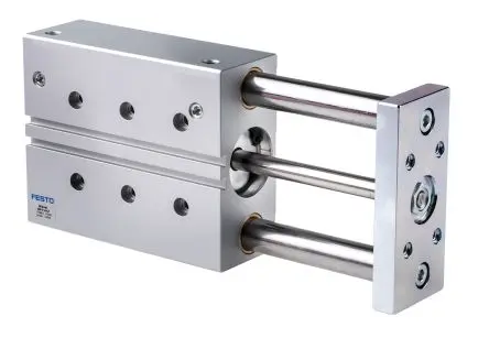 Produktfoto 1 von Festo DFM 170867 Pneumatik-Führungszylinder 100 mm Doppeltwirkend, Bohrung Ø 40 mm bis 10 bar