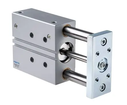 Produktfoto 1 von Festo DFM 170866 G1/8 Pneumatik-Führungszylinder doppeltwirkend, Bohrung Ø 40mm / Hub 80mm bis 10 bar
