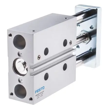 Produktfoto 1 von Festo DFM 170844 Pneumatik-Führungszylinder 50 mm Doppeltwirkend, Bohrung Ø 20 mm bis 10 bar