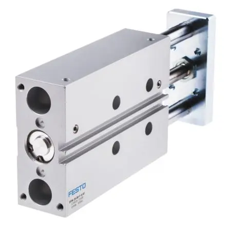 Produktfoto 1 von Festo DFM 170920 Pneumatik-Führungszylinder 80 mm Doppeltwirkend, Bohrung Ø 20 mm bis 10 bar