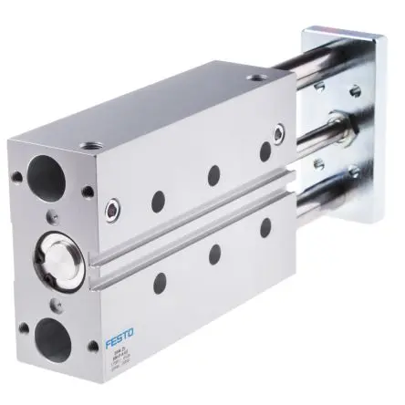 Produktfoto 1 von Festo DFM 170853 Pneumatik-Führungszylinder 100 mm Doppeltwirkend, Bohrung Ø 25 mm bis 10 bar