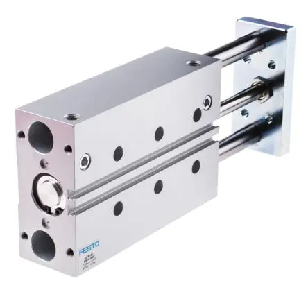 Produktfoto 1 von Festo DFM 170928 Pneumatik-Führungszylinder 100 mm Doppeltwirkend, Bohrung Ø 25 mm bis 10 bar