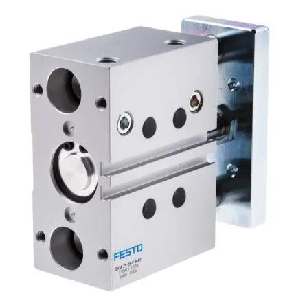 Produktfoto 1 von Festo DFM 170923 G1/8 Pneumatik-Führungszylinder doppeltwirkend, Bohrung Ø 25mm / Hub 25mm bis 10 bar