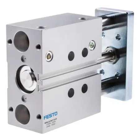 Produktfoto 1 von Festo DFM 170850 Pneumatik-Führungszylinder 40 mm Doppeltwirkend, Bohrung Ø 25 mm bis 10 bar