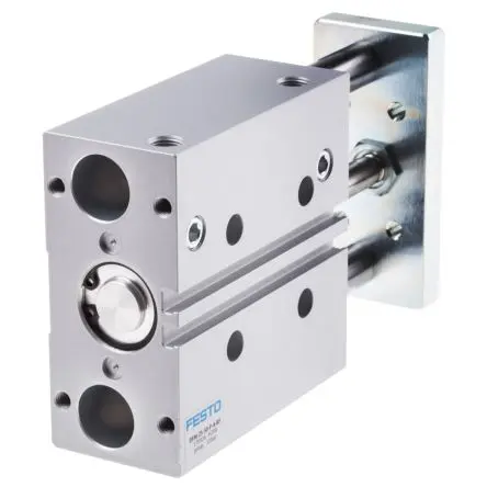 Produktfoto 1 von Festo DFM 170926 Pneumatik-Führungszylinder 50 mm Doppeltwirkend, Bohrung Ø 25 mm bis 10 bar
