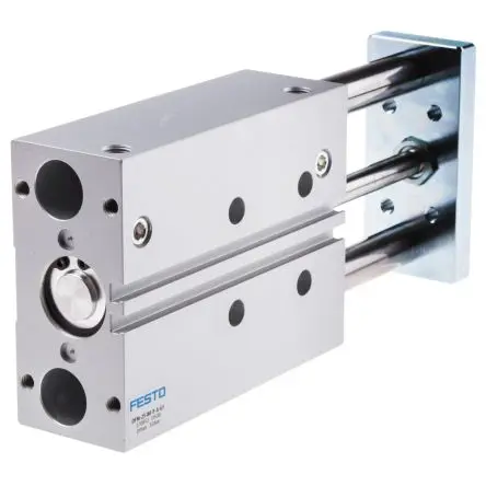 Produktfoto 1 von Festo DFM 170852 Pneumatik-Führungszylinder 80 mm Doppeltwirkend, Bohrung Ø 25 mm bis 10 bar