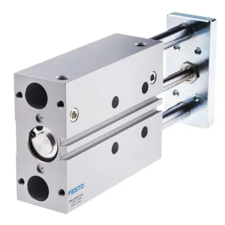 Produktfoto 1 von Festo DFM 170927 Pneumatik-Führungszylinder 80 mm Doppeltwirkend, Bohrung Ø 25 mm bis 10 bar