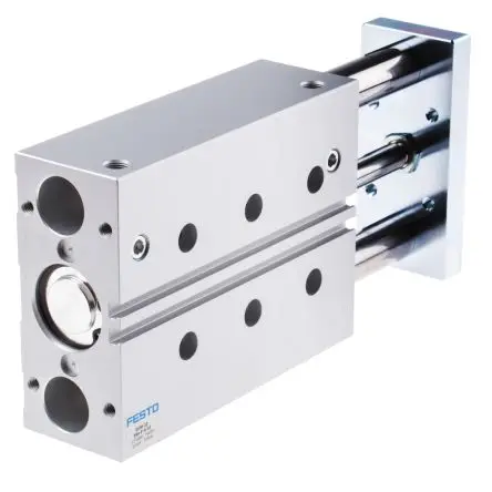 Produktfoto 1 von Festo DFM 170860 Pneumatik-Führungszylinder 100 mm Doppeltwirkend, Bohrung Ø 32 mm bis 10 bar
