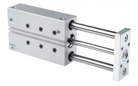 Produktfoto 1 von Festo DFM 170936 Pneumatik-Führungszylinder 125 mm Doppeltwirkend, Bohrung Ø 32 mm bis 10 bar