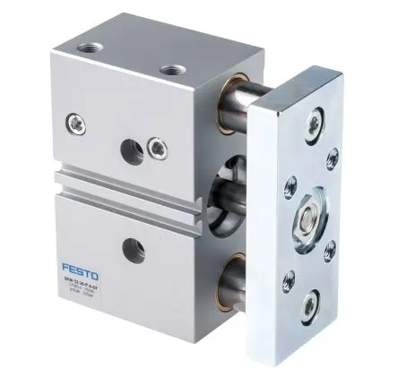 Produktfoto 1 von Festo DFM 170854 Pneumatik-Führungszylinder 20 mm Doppeltwirkend, Bohrung Ø 32 mm bis 10 bar
