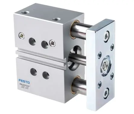 Produktfoto 1 von Festo DFM 170856 Pneumatik-Führungszylinder 30 mm Doppeltwirkend, Bohrung Ø 32 mm bis 10 bar